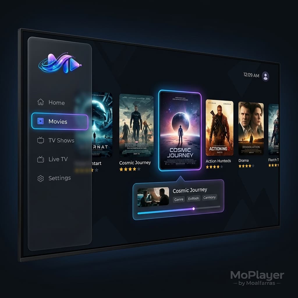 MoPlayer cinematic TV visual