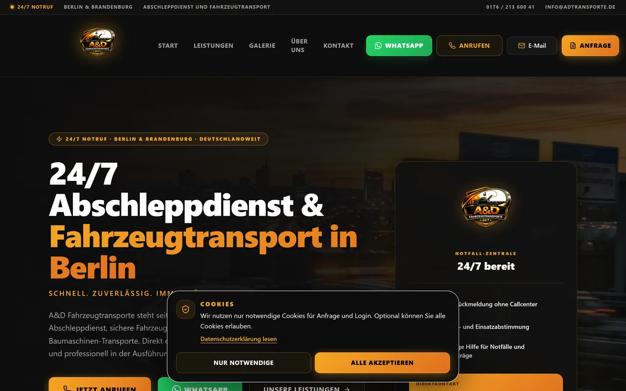 A&D Fahrzeugtransporte